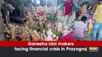 Ganesha idol makers facing financial crisis in Prayagraj