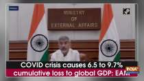 COVID crisis causes 6.5 to 9.7% cumulative loss to global GDP: EAM