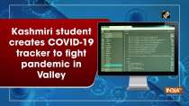 Kashmiri student creates COVID-19 tracker to fight pandemic in Valley