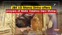 J and K LG Manoj Sinha offers prayers at Mata Vaishno Devi Shrine