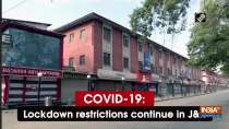 COVID-19: Lockdown restrictions continue in JK