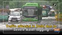 Traffic affected in Delhi due to severe water-logging