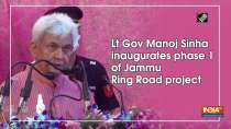 Lt Gov Manoj Sinha inaugurates phase 1 of Jammu Ring Road project