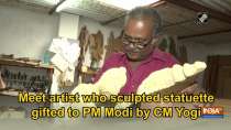 Meet artist who sculpted statuette gifted to PM Modi by CM Yogi