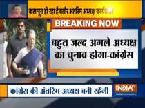 Breaking: Sonia Gandhi will continue to remain as interim president of Congress