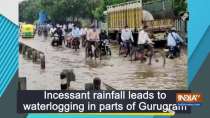 Incessant rainfall leads to waterlogging in parts of Gurugram