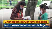 Chandigarh lawyer turns roadside into classroom for underprivileged