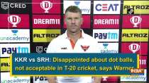 KKR vs SRH: Disappointed about dot balls, not acceptable in T-20 cricket, says Warner