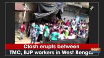 Clash erupts between TMC, BJP workers in West Bengal