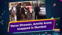 Varun Dhawan, Amrita Arora snapped in Mumbai