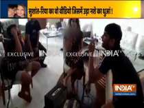 Unseen video of Sushant Singh Rajput and Rhea Chakraborty smoking cigarettes surfaces 
