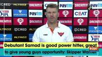 Debutant Samad is good power hitter, great to give young guys opportunity: Skipper Warner