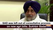 SAD was left out of consultative process on new agri bills: Sukhbir Badal