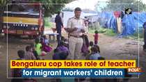 Bengaluru cop takes role of teacher for migrant workers