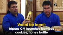 Vocal for local: Tripura CM launches bamboo cookies, honey bottle