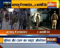 J&K: 3 terrorists killed during encounter in Srinagar