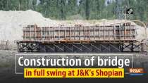 Construction of bridge in full swing at J&K