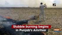 Stubble burning begins in Punjab