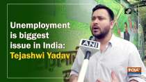 Unemployment is biggest issue in India: Tejashwi Yadav