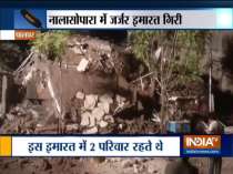 Multi-storey building collapses in Nalasopara, families escape unhurt