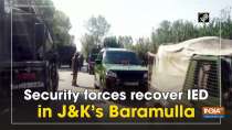 Security forces recover IED in J&K