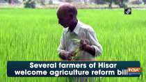 Several farmers of Hisar welcome agriculture reform bills