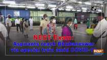 NEET Exam: Aspirants reach Bhubaneswar via special train amid COVID-19