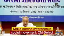 Make corona awareness a social movement: CM Gehlot