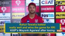 Rahul Tewatia batted really well and wins the game for RR: KXIP