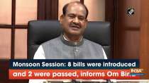 Monsoon Session: 8 bills were introduced and 2 were passed, informs Om Birla