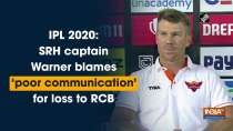 IPL 2020: SRH captain Warner blames 