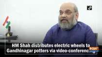 HM Shah distributes electric wheels to Gandhinagar potters via video-conferencing