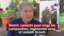 Watch: Ladakhi poet sings his composition, regimental song of Ladakh Scouts