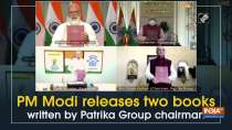 PM Modi releases two books written by Patrika Group chairman