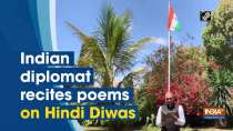 Indian diplomat recites poems on Hindi Diwas