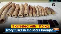 3 arrested with 19.6 kg ivory tusks in Odisha