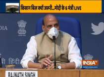 I want to assure farmers of the country that MSP & APMC systems are not going to end: Rajnath Singh