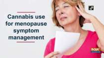Cannabis use for menopause symptom management