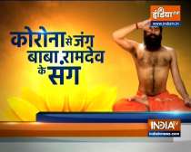 Swami Ramdev shares yoga asanas for stronger lungs