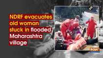 NDRF evacuates old woman stuck in flooded Maharashtra village