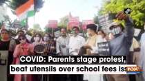 COVID: Parents stage protest, beat utensils over school fees issue