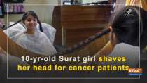 10-yr-old Surat girl shaves her head for cancer patients
