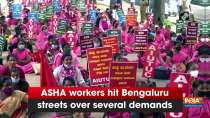 ASHA workers hit Bengaluru streets over several demands