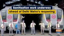 Sanitisation work underway ahead of Delhi Metro