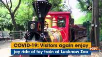 COVID-19: Visitors again enjoy joy ride of toy train at Lucknow Zoo