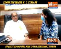 KC Tyagi on no question and zero hour in Parliment
