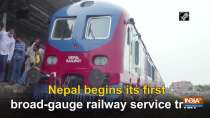 Nepal begins its first broad-gauge railway service trial