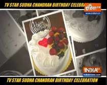 TV star Sudha Chandran celebrates birthday