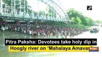 Pitra Paksha: Devotees take holy dip in Hoogly river on 