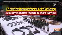 Massive recovery of 5 AK rifles, 1200 ammunition rounds in J-K